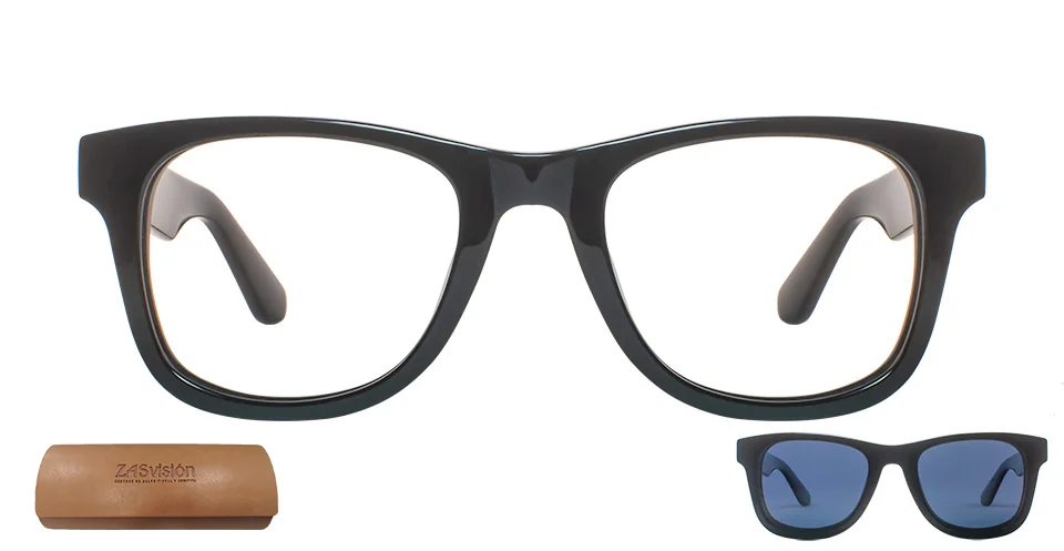 MONT. MARCO MOTTA ECO GRADUADO MOD PUMA NEGRO CON CLIP DE SOL POLARIZADO 50X22 (2026)
